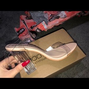 Boohoo heels size 7, UK 5